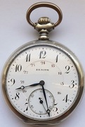 Kieszonkowy srebrny zegarek ZENITH z 1910 r.