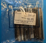 Zestaw 100 sztuk: Listwa Goldpin Kątowa Męska 1x40 2.54mm Ninigi ZL211-40KG
