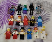 Figurki Lego, używane, 16 sztuk 