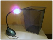 Lampka biurkowa BRILUX model 7240 plus siatkowy kosz DOKUMENT IKEA