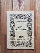 książka "Próg milczenia" Maria Ewa Syska