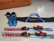 Salomon crossmax grom 110 cm buty lange 268 mm kijki + pokrowiec