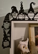 Gnomy świąteczna dekoracja narożna Boże narodzenie