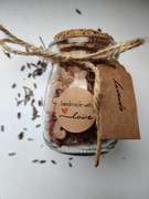 Sól do kąpieli eko zielona lawendowa handmade