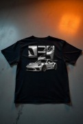Męska Czarna Koszulka M Porsche 911 GT3 RS