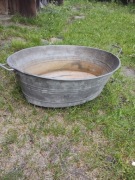 Stara wanna ocynkowana - wysokość 23 cm