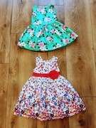 Prześliczne kwiatowe sukienki 98/104 Kwiaty dla Księżniczki