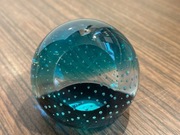 Śliczna szklana ozdoba przycisk do papieru miejsce na grawer