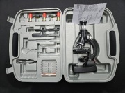 Mikroskop edukacyjny Hunter Deluxe 100x-900x + walizka + akcesoria stan bdb