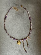 Naszyjnik Ametyst kamień naturalny top art