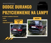 folia naklejki na tylne lampy DODGE DURANGO 2014+