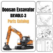 Doosan DX140LC-3 Excavator Parts Catalog Katalog części, schematy budowy