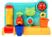 Zabawka do kąpieli do wody panel kołowrotek kurek 