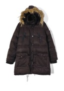 Kurtka Zimowa Parka Kaptur Brązowa Mos Mosh |R. XL