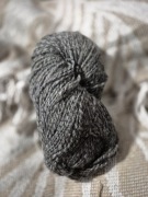 Włóczka z alpaki 100% szara naturalna melanż