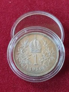 Austria 1 korona 1893 do 1915 Ag 835 5 gr - Ładny stan zachowania !