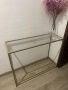 Konsola Songmics złoty połysk 100 x 80 x 35cm