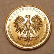 5 zł 1986 -jak na skanie - menniczy