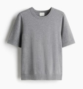 H&M__Dzianinowa gładka  bluzka/ sweterek wiskoza__S/36