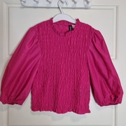 Bluzka różowa H&M rozmiar 34 XS 152 cm PIĘKNA!
