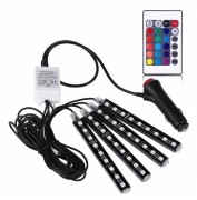 Oświetlenie wnętrza auta kabiny rgb samochodu led