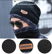 Czapka i szalik Męski Zimowy