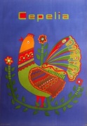 Plakat Robert Zawadzki CEPELIA 1973 rok