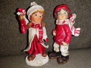 Dwie figurki ceramiczne 