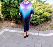 Ponczo/ kardigan robione na szydełku  M,L,XL