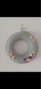 Wianek wiosenny wielkanocny na drzwi handmade