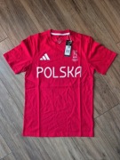 Adidas igrzyska olimpijskie koszulka bawełna oficjalna olimpiada XS orzełek