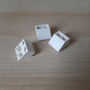 Lego 3660 biały Slope Invert 45° 2x2 