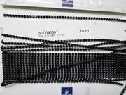 Swarovski kryształki taśma krawiecka czarna 1 metr