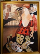 Obraz olejny "Karnawał w Wenecji "