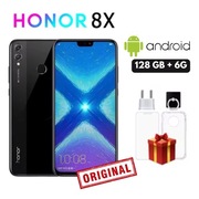 Honor 8X - 128 GB, Czarny, Nowy. Zestaw z prezentem