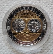 Numizmat Euro - Wspólna Waluta Europy: Austria, Ag 999, 40 mm