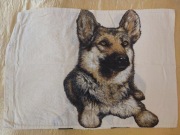 Komplet pościeli 140x200 z kory w pieski  (kora bawełna)