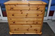 komoda z szufladami z drewna sosnowego - jak nowa 