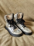 Buty Dr. Martens Women's Mix Metallic Silver Sneaker Boots Rozmiar 39