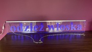 SZYLD TABLICA ŚWIETLNA NEON LED RGB REKLAMA