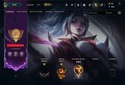 Konto LOL League of legends EUNE Iron 1 [P] 109 Postaci 35 Skinów 70 LVL