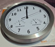 bonVIVO Timerider Ultra-precyzyjny radiowy zegar ścienny, cichy zegar 