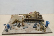 Panzer IV „ Afrika Korps 1942/43" , diorama w skali 1:35