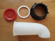 wylewka do zbiornika 1000l  mauzer, dppl, IBC