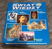 Segregator i karty Świat Wiedzy Atlas Świata i quizy 1 tom