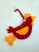 Ozdoba świąteczna, wielkanocna STROIK - Kura