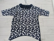 Fajna, luźna długa tunika w grochy