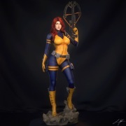 Figurka druk 3D żywica " Scarlett & NSFW - F1507 " - 120 mm