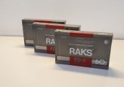 3x Kaseta magnetofonowa RAKS E-DX 60 Nowa PRL2
