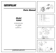 CAT TL943 Telehandler Parts Catalog  Katalog części schematy budowy